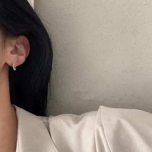 925 Sterling Silver Cute Studs Earings 6 Pairs Set - Picture 3 of 5